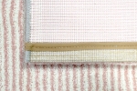 Preview: Kinderteppich Regenbogen rosa grau creme