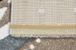 Preview: Kinderzimmer Teppich Herz Regenbogen Creme Beige