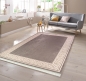 Preview: Teppich mit Ornamenten in sand braun mokka