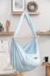 Preview: Baby Federwiege Komplett Set in blau