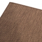 Preview: Einfarbiger Teppich Sisal für In- & Outdoor in braun