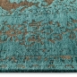 Preview: Marokkanischer Teppich blau goldene Ornamente