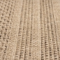 Preview: Outdoorteppich in Sisal-Optik mit gestreiftem Muster beige/braun