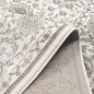 Preview: Eleganter Wohnzimmerteppich mit floralem Orientmuster in Beige