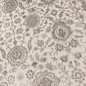 Preview: Eleganter Wohnzimmerteppich mit floralem Orientmuster in Beige