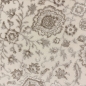 Preview: Eleganter Wohnzimmerteppich mit floralem Orientmuster in Beige