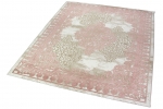 Preview: Teppich Vintage in Rosa Beige Creme