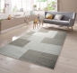 Preview: Teppich Sisal Optik Karo Design Grau