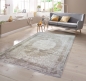 Preview: Wollteppich mit orientalischem Muster in creme beige