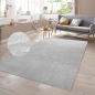 Preview: Teppich Hochflor Flokati in grau