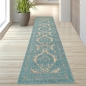 Preview: Marokkanischer Teppich blau goldene Ornamente