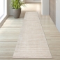 Preview: Moderner gestreifter Teppich in beige