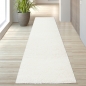 Preview: Shaggy Teppich Teppich in Uni Design Creme