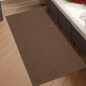 Preview: Einfarbiger Teppich Sisal für In- & Outdoor in braun