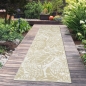 Preview: Outdoor-Teppich mit tropischem Flair aus Recycelten Materialien in beige