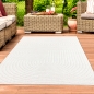 Preview: Stylische In- und Outdoor Teppich in  creme