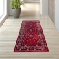 Preview: Orientalischer Teppich in rotem Blumen Muster