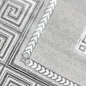 Preview: Designer Teppich Orient in Grau Silber Beige