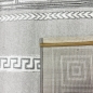 Preview: Designer Teppich Orient in Grau Silber Beige