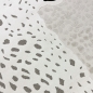 Preview: Weicher Kinderzimmer-Teppich mit 3d Leoparden muster in creme grau