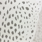 Preview: Weicher Kinderzimmer-Teppich mit 3d Leoparden muster in creme grau