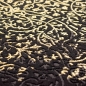 Preview: Designerteppich Ornamente in schwarz gold