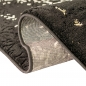 Preview: Designerteppich Ornamente in schwarz gold