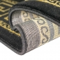 Preview: Teppich Modern Muster in schwarz gold