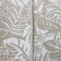 Preview: Outdoor-Teppich mit tropischem Flair aus Recycelten Materialien in beige