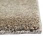 Preview: Teppich Kurzflor Uni Design in Taupe