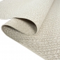 Preview: Outdoor-Teppich Terassenteppich mit Kreismuster langlebig und leicht -- beige-braun