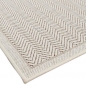 Preview: In-Outdoor Teppich wetterfest pflegeleicht modern in creme grau