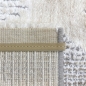 Preview: Teppich schlichtes Rautenmuster in creme