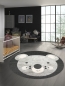 Preview: Kinderzimmer 3D Optik Koalabär creme grau schwarz