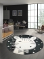 Preview: Kinderzimmer 3D Optik Pferd creme grau schwarz