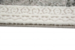 Preview: Designer Teppich Ornamente in Grau Creme Beige