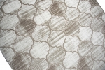 Preview: Designer Teppich Marokkanisches Muster in Beige Creme