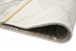 Preview: Designer Teppich Marokkanisches Muster in Beige Creme