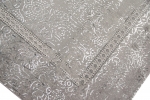 Preview: Designer Teppich Ornamente Orient in Grau Silber