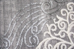 Preview: Designer Teppich Orientteppich in Grau Beige