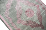 Preview: Designer Teppich Orientteppich in Grau Silber Rosa