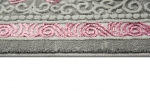 Preview: Designer Teppich Orientteppich in Grau Silber Rosa