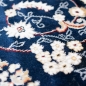 Preview: Teppich mit Ornamente in Creme Blau