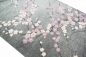 Preview: Teppich mit Blumenmotiv Pink Grau