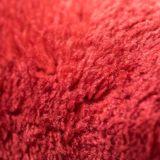 Teppich Shaggy  Flokati in rot