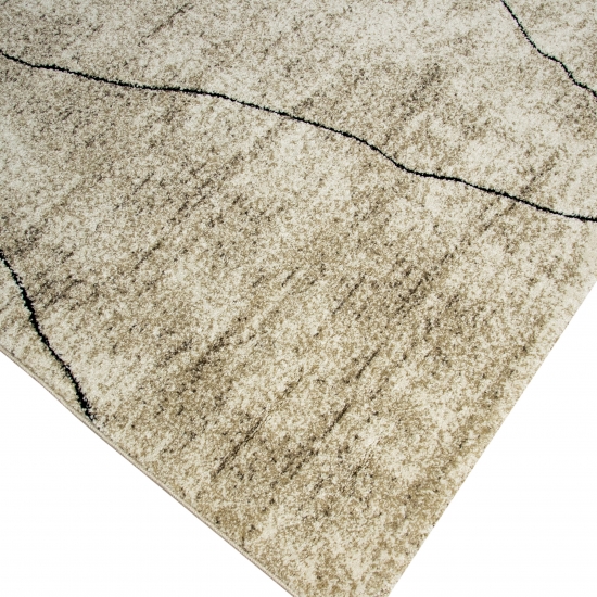 Teppich Design Marokkanisches Muster in Beige