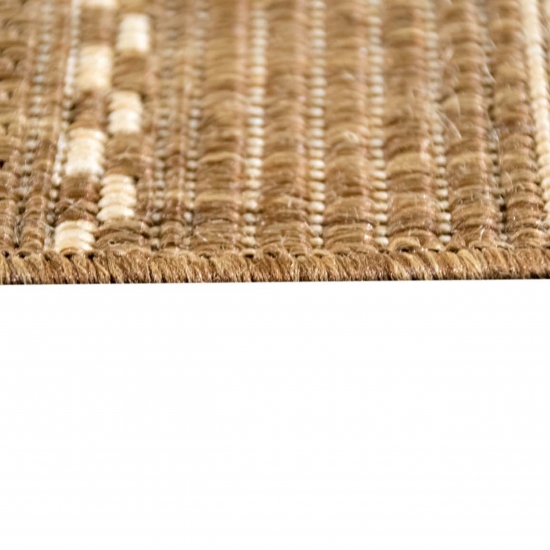 Teppich Sisal Optik Braun Beige