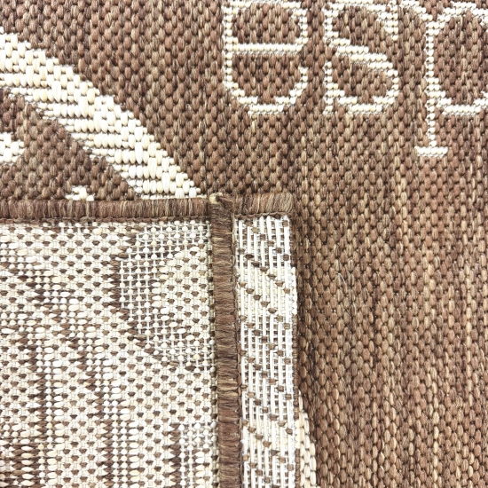 Teppich Sisal Optik Coffee Braun Beige