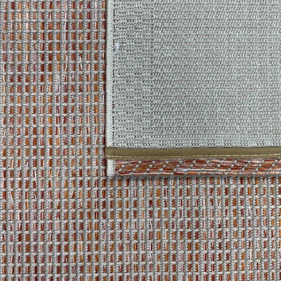 In- & Outdoor Teppich Sisal Optik Terrakotta