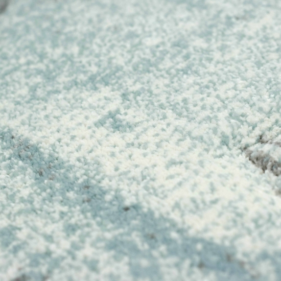 Teppich Muster gestreift grau blau grün schwarz